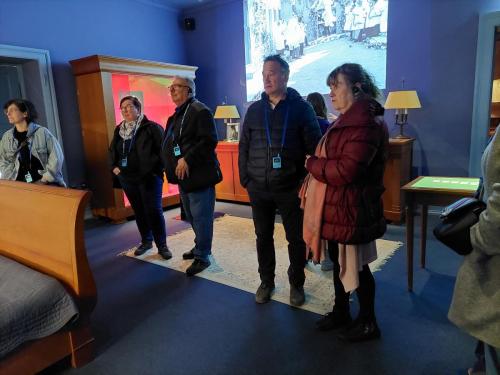 Dans les studios de Charlie Chaplin